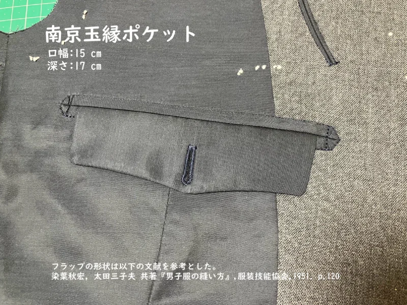 南京玉縁ポケット。